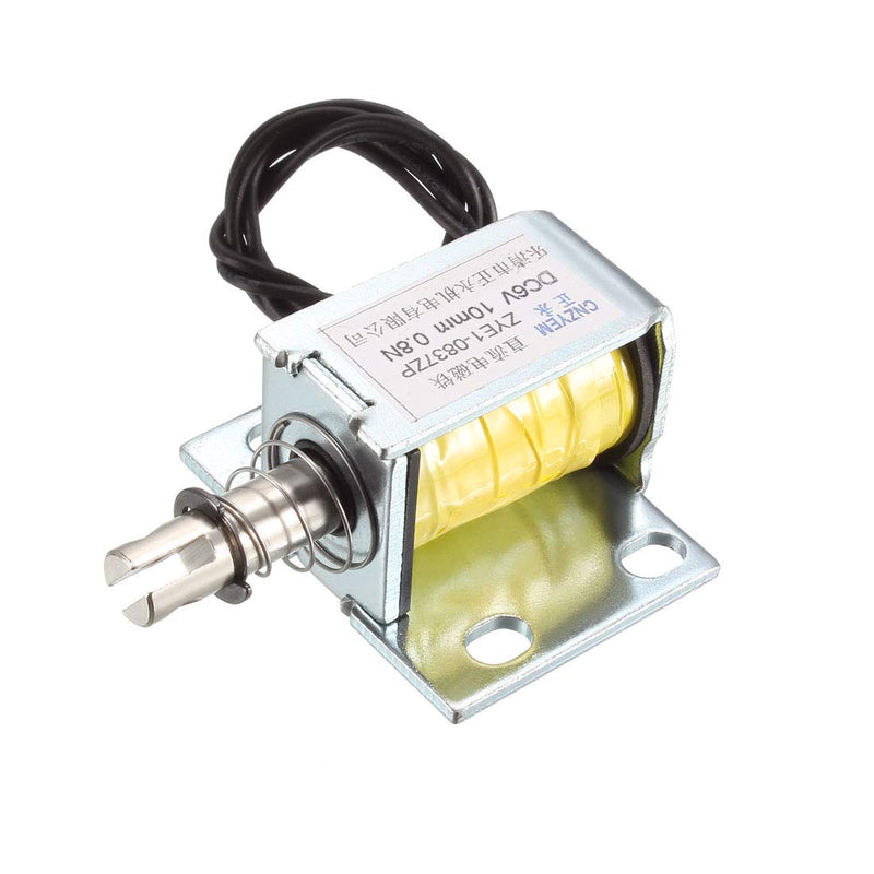 [Australia - AusPower] - uxcell® DC Push Pull Type Solenoid Electromagnet, DC6V 18W 0.8N 10mm, Open Frame Type, Linear Motion 