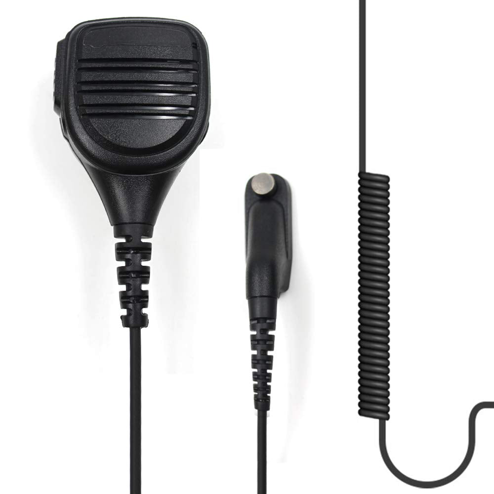 [Australia - AusPower] - (2-Pack) Speaker Mic with Reinforced Cable for Motorola Radios MOTOTRBO APX1000 APX4000 APX6000 APX7000 APX8000 XPR6350 XPR6550 XPR7350 XPR7550 XPR 6300 6380 6500 6580 DP 3400 3600 Shoulder Microphone 