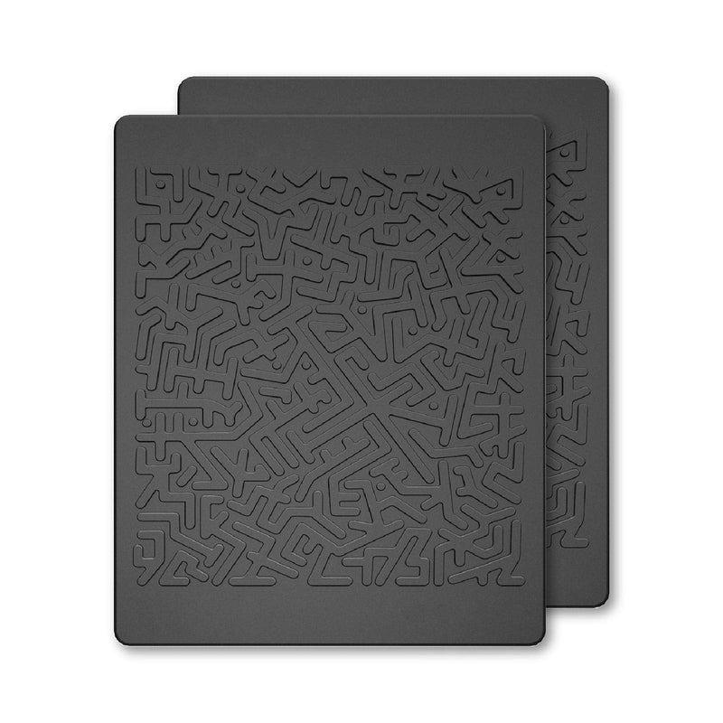[Australia - AusPower] - JIMISHA Anti Slip Pad Sticky Gripping Pad Sticky Gel Pad Multifunctional Fixate Gel Pads Non-Slip Mounting Pad Cell Pad, 6.3 x 5.1 inch (2 Pack) 2 Pack 