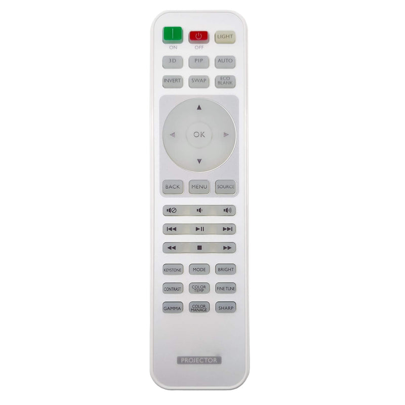 [Australia - AusPower] - InTeching Projector Remote Control for BenQ HT1075, HT1085ST, HT2050A, HT2150ST, HT3050, HT4050, MH684, TH670s, TH683, W1070+W, W1075, W1080ST+, W1090, W1110s, W1120, W1210ST, W1350, W2000+, W3000 