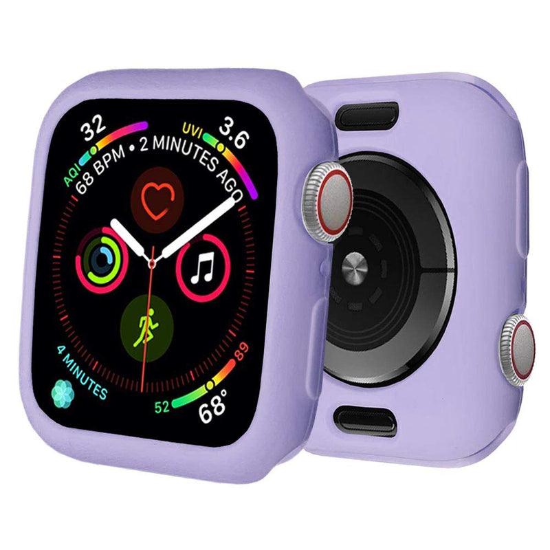 [Australia - AusPower] - BOTOMALL for Apple Watch Case 42mm Series 3/2 Premium Soft Flexible TPU Thin Lightweight Protective Bumper Cover Protector for iWatch(Lavender,42MM Series 3/2) lavender 42 mm 