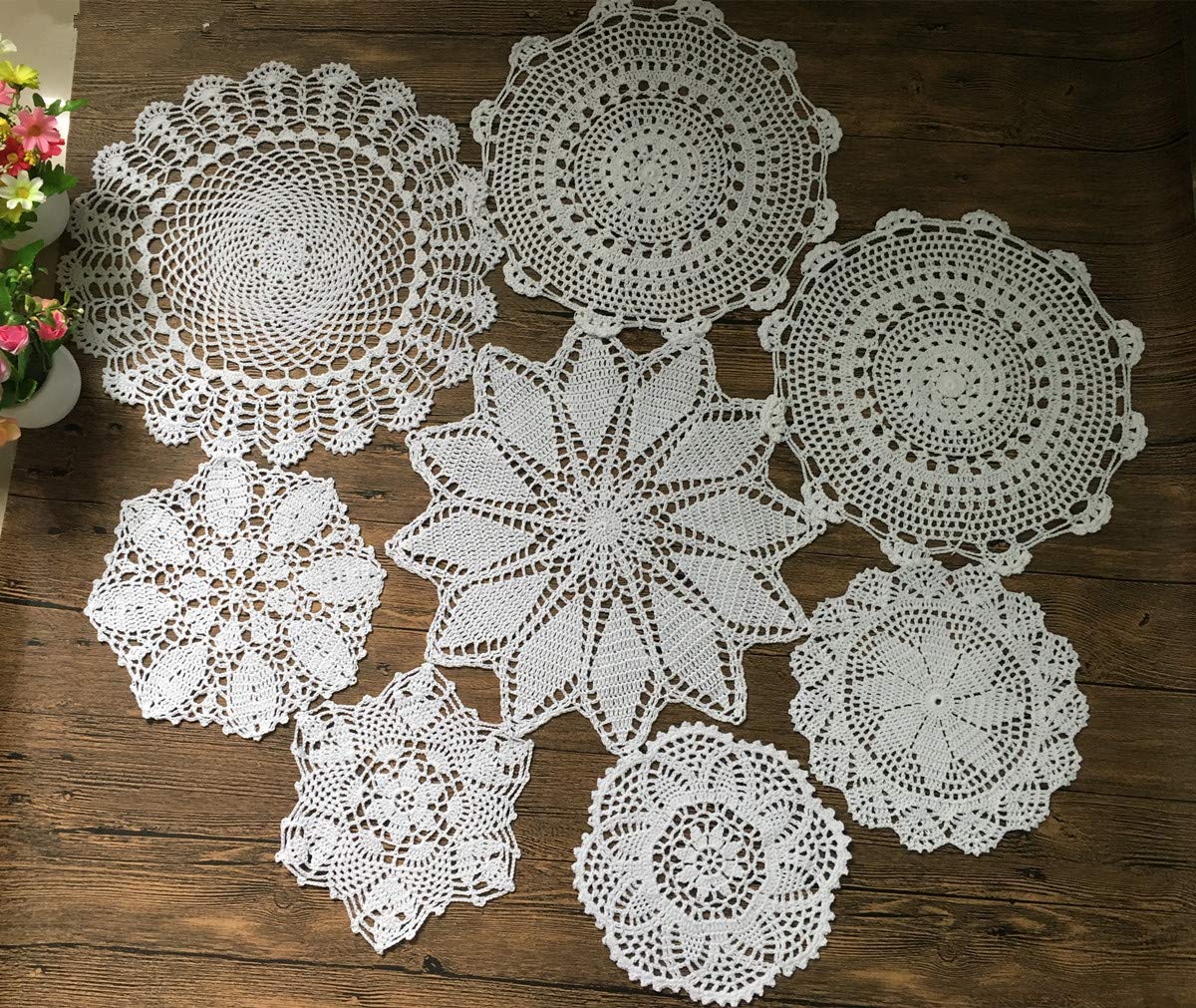 1000 Pack White 4 Inch Paper Lace Doilies for Desserts, Weddings, Baby  Showers, Table Decor