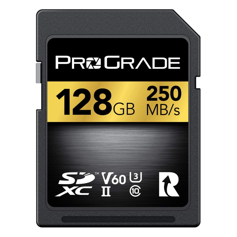 [Australia - AusPower] - Prograde Digital SD UHS-II 128GB Card V60 –Up to 130MB/s Write Speed and 250 MB/s Read Speed | for Professional Vloggers, Filmmakers, Photographers & Content Curators 