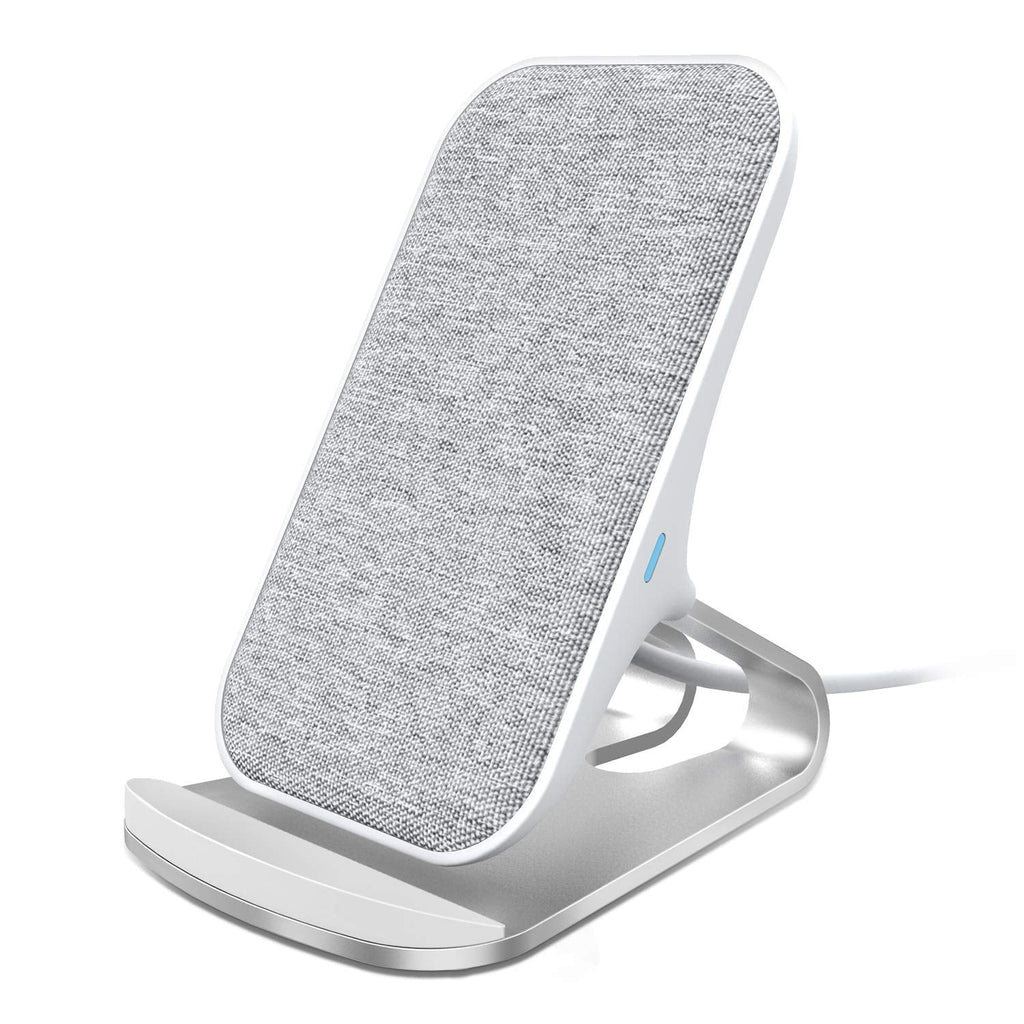 [Australia - AusPower] - Lecone Fast Wireless Charger Fabric 10W / 7.5W / 5W Wireless Charging Stand Compatible with iPhone SE 2020/11/11 Pro/11 Pro Max/Xs MAX/XR/XS/X/8,Galaxy S20/Note 20/S10 Plus Standard 