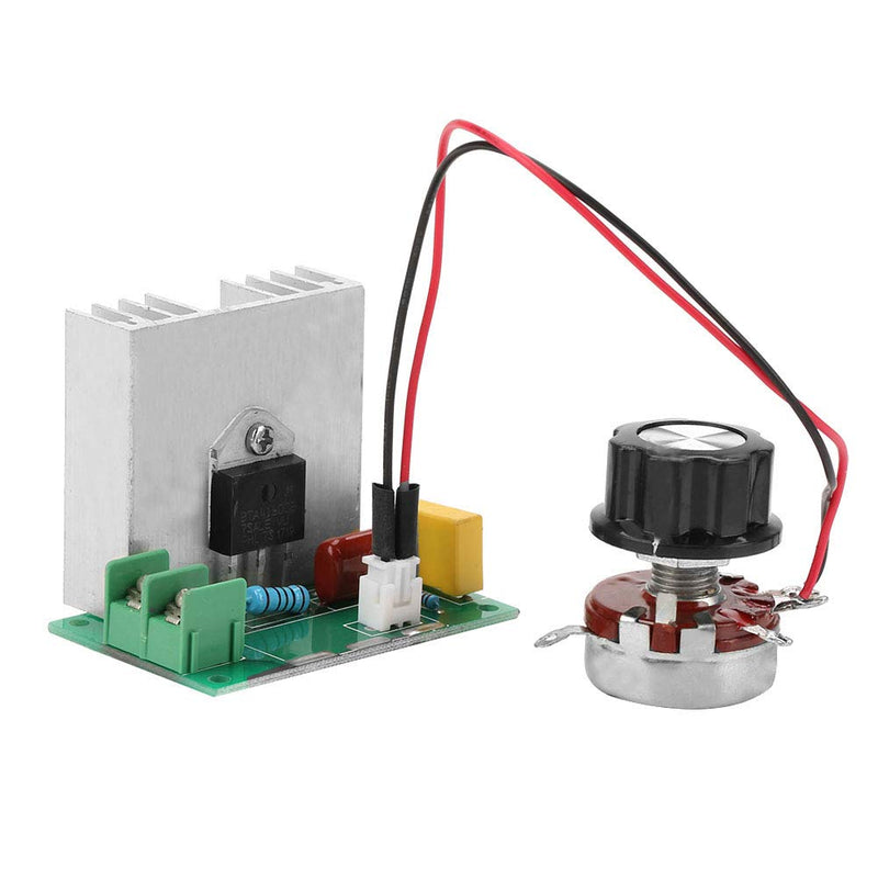 [Australia - AusPower] - Voltage Regulator Dimmer, AC 0-220V 4000W 40A AC Motor Speed Controller Voltage Regulator LED Dimmers Motor Accessories 