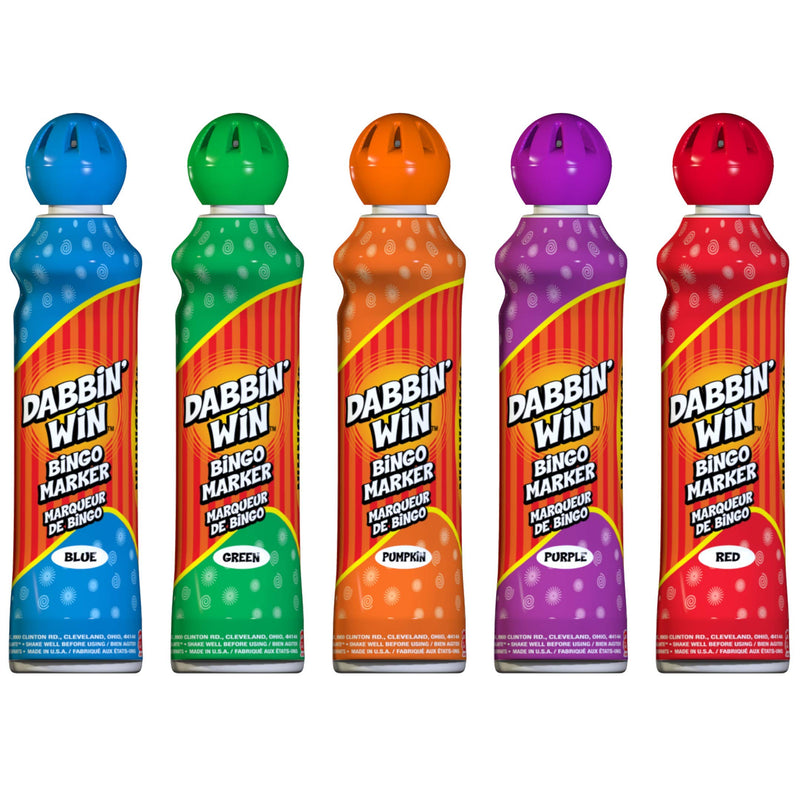 [Australia - AusPower] - Dabbin' Win Mini Bingo Ink Markers 5 Dauber Pack 