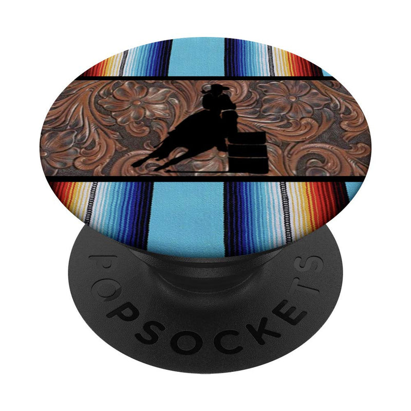 [Australia - AusPower] - Western Turquoise Serape Rodeo Barrel Racer Cowgirl Black 