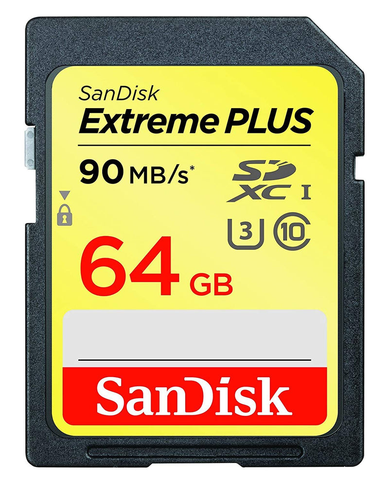 [Australia - AusPower] - SanDisk Extreme Plus SDXC UHS-I Card, 64GB, SDSDXW6-064G-ANCIN 