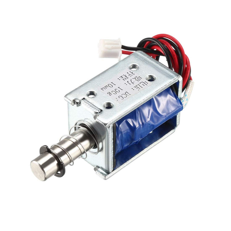 [Australia - AusPower] - uxcell DC 6V 1A 100g Force 10mm Stroke,Pull Type,Open Frame,Electromagnetic Solenoid Lock 