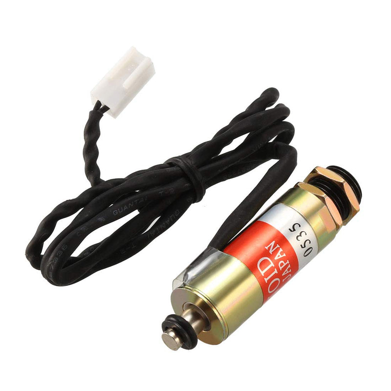 [Australia - AusPower] - uxcell DC 24V 0.2kg Force 3.3mm Stroke,Pull Push Type,Tubular Solenoid Electromagnet,Linear Motion,for Sewing Machine 