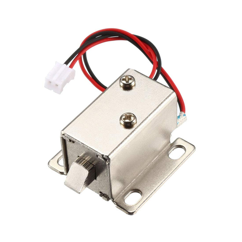 [Australia - AusPower] - uxcell DC 12V 0.42A 6mm Mini Electromagnetic Solenoid Lock Assembly for Electirc Lock Cabinet Door Lock 