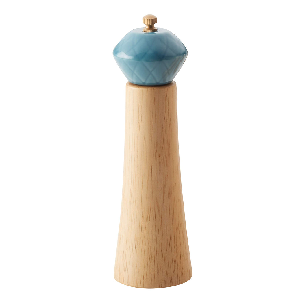 [Australia - AusPower] - Ayesha Curry Pantryware Parawood Salt or Pepper Shaker/Spice Grinder, 1 Piece, Twilight Teal 