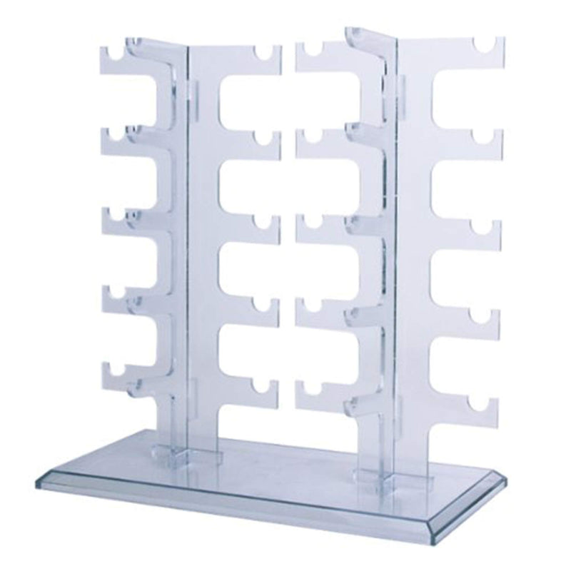 [Australia - AusPower] - JoySee 1 X Sunglasses Rack Sunglasses Holder Glasses Display Stand, Water Clear 