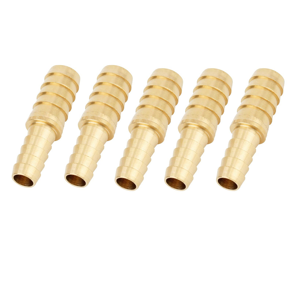 [Australia - AusPower] - Avanty Brass Hose Barb Fitting 5/16" Barbed x 1/4" Barbed Reducing Splicer Mender Union Joiner 5pcs 5/16" Barb x 1/4" Barb Pack of 5 