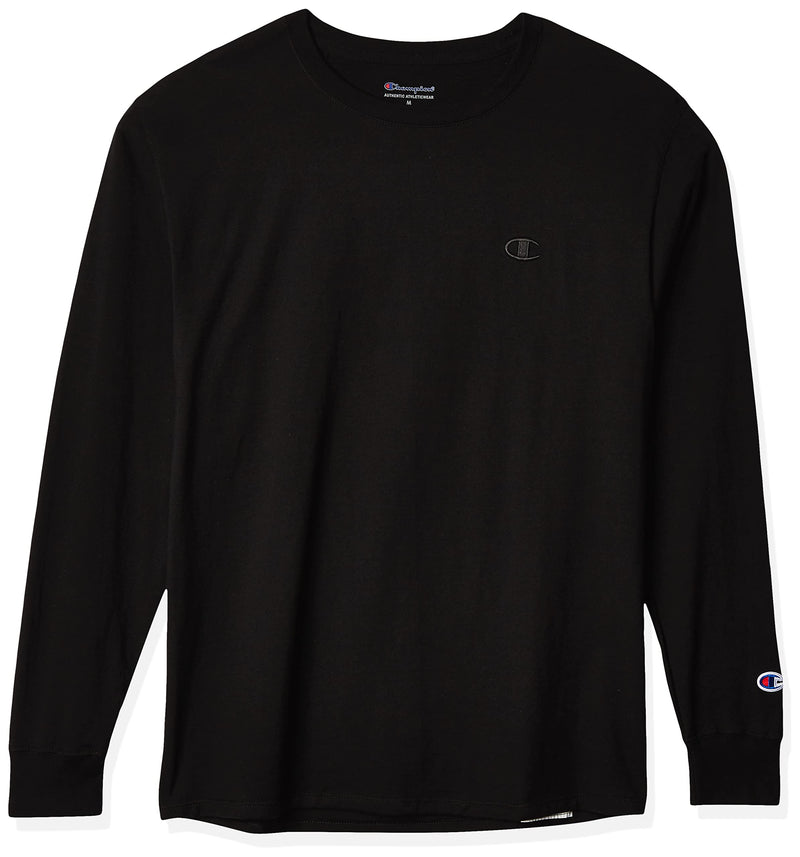 [Australia - AusPower] - Champion Men's Classic Jersey Long-Sleeve Tee X-Small Black 