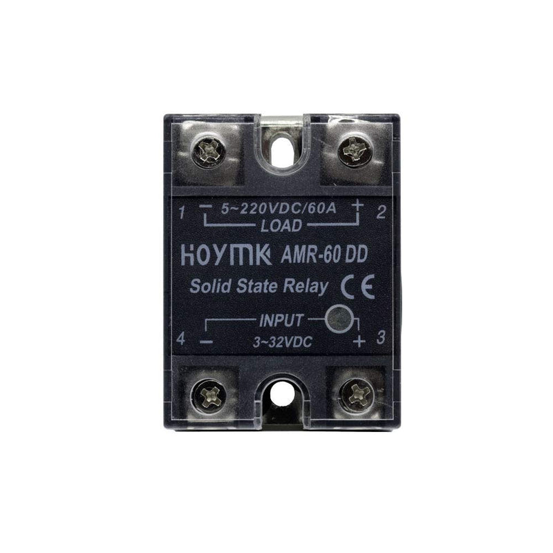 [Australia - AusPower] - Hoymk DC-DC AMR-10/25/40/50/60/80A/DD Actually 3-32v Dc to 5-220v Dc Amr Single Phase Solid State Relay (AMR-60A) AMR-60A 
