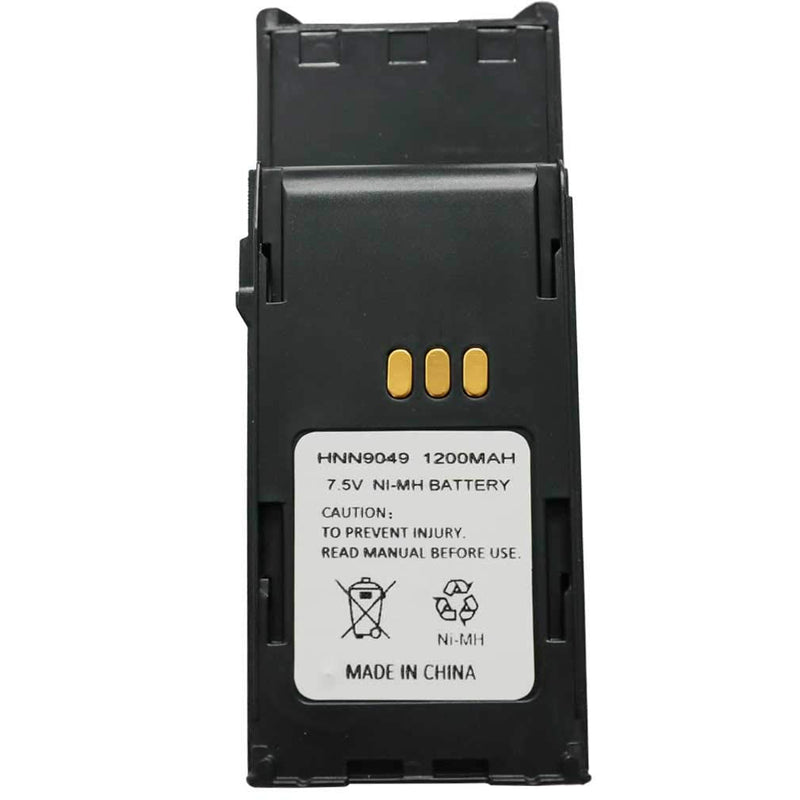 [Australia - AusPower] - Teseko HNN9049 Two-Way Radio Battery Replacement(1200mAh,7.5V,NI-MH) for Motorola HNN9049 HNN9049A HNN9049AR HNN9049B HNN9049H HNN9050 HNN9050A HNN9051 HNN9051A P1225 P1225 