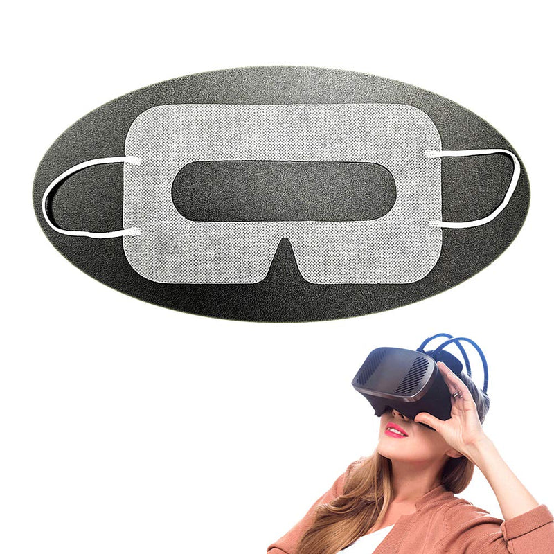 [Australia - AusPower] - YinQin 100 PCS VR Disposable Mask VR Headset Mask, Sanitary VR Mask, VR Eye Mask Cover, VR Headset Cover Mask Universal Mask for VR (White) 