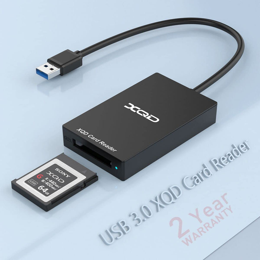 [Australia - AusPower] - XQD Card Reader, USB3.0 XQD Memory Card Reader 5Gpbs Super Speed Compatible with Sony G/M Series USB Mark XQD Card, Lexar 2933x/1400x USB Mark XQD Card for Windows/Mac OS. CL-311A-US 