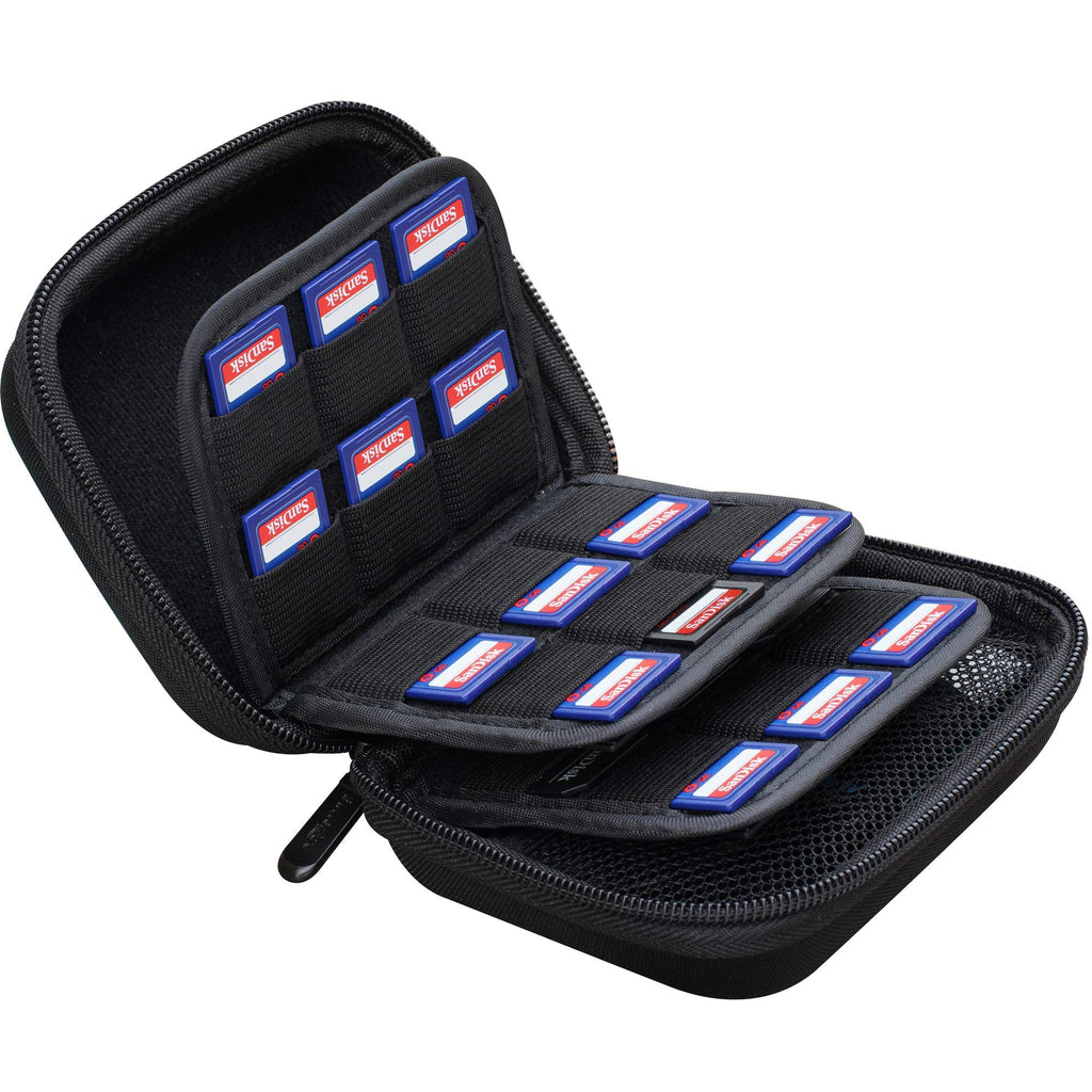 [Australia - AusPower] - Large Capacity 33 Slots Storage Case Holder for SD Memory Cards, Switch Game Cartridges, PS Vita Game Plus 12 Micro SD Card Holders, Pouch for Card Reader 
