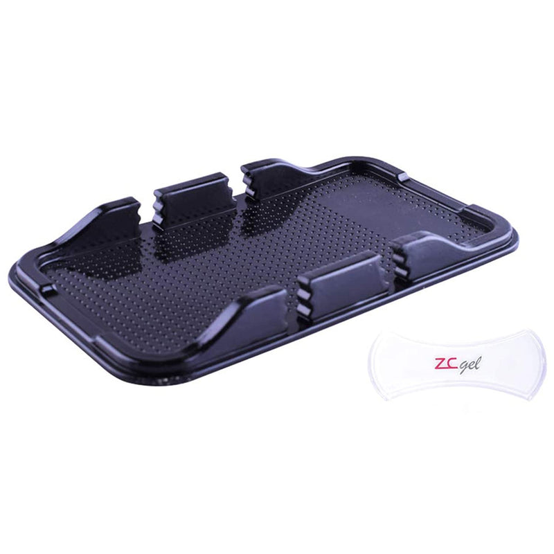 [Australia - AusPower] - ZC GEL Anti Slip Gel Pad Phone Holder for Car, Removable and Reusable Anti Slip Dashboard Pad with Heat Resistant and Damage Free Sticky Gel Pads for Sunglasses, Keys, Coins and More (7.3" x 4.2") 
