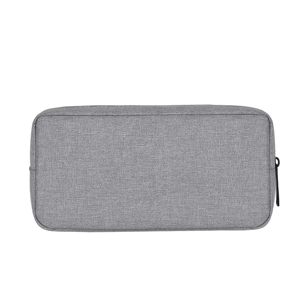 [Australia - AusPower] - Universal Electronics/Accessories Soft Carrying Case Bag, Durable & Light-Weight,Suitable for Out-Going, Business, Travel and Cosmetics Kit（Gray） 