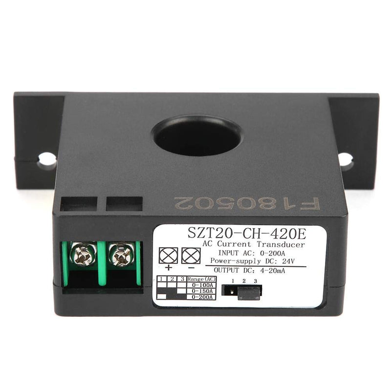 [Australia - AusPower] - Current Transmitter AC 0-200A Conversion Analog 4-20mA AC Isolator Transformer Converter Current Transducer 