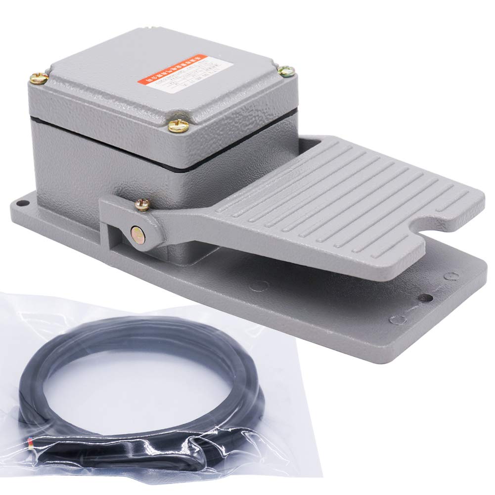 [Australia - AusPower] - Twidec/AC 380V 15A Heavy Duty Foot Switch SPDT NO NC Electric Pedal Momentary Foot Pedal Switch LT-3 