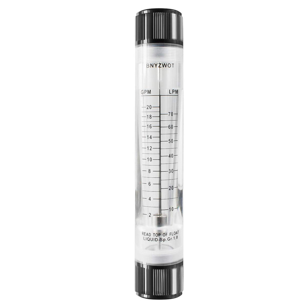 [Australia - AusPower] - BNYZWOT Water Tube Design Liquid Flowmeter Measure 1"PT Dia Input G-25 2-20GPM 10-70LPM 