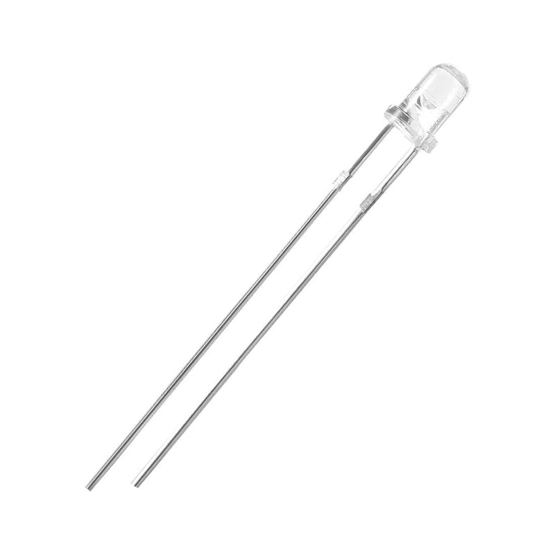 [Australia - AusPower] - uxcell 50pcs 3mm 940nm Infrared Emitter Diode DC 1.2V LED IR Emitter Light Emitting Diodes Clear Round Head 