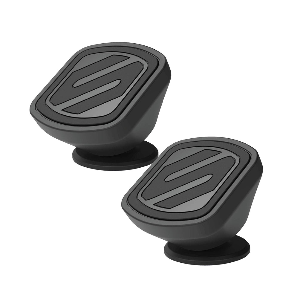 [Australia - AusPower] - SCOSCHE MMSD-2PKXCES0 MagicMount Select Magnetic Phone, GPS Vertical Mini Dash Mount for Car, Home or Office, Black (Pack of 2) 2 Pack Mini Dash 