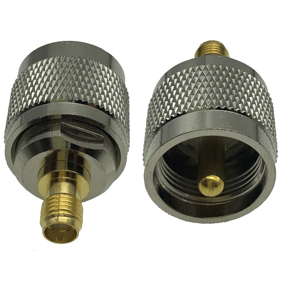 [Australia - AusPower] - Red-Fire RF Coaxial Coax Adapter N Male to SMA Female Coax Jack Connector Can Be Used for Two-Way Radio Walkie-Talkie Antenna Connector 2 PCS 