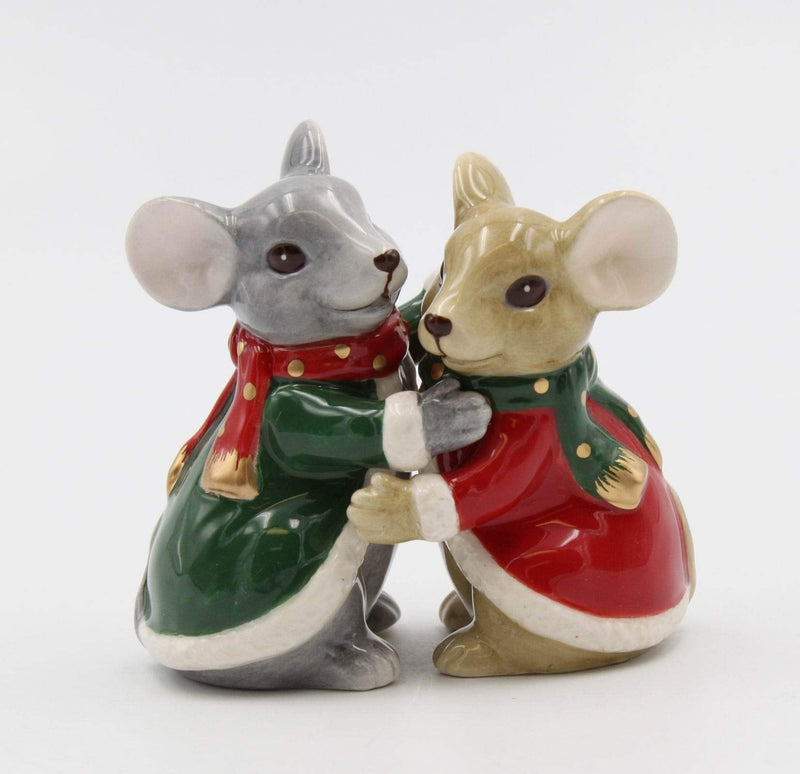 [Australia - AusPower] - Cosmos Gifts Christmas Mouse Couple S/P Salt and Pepper Set, Multicolored 