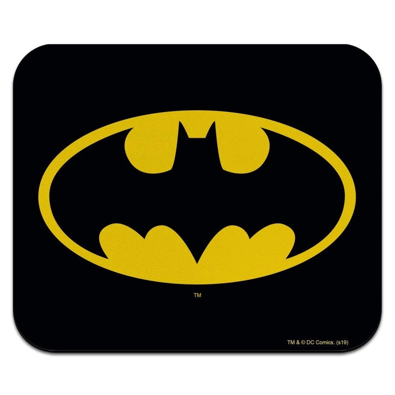 [Australia - AusPower] - Batman Classic Bat Shield Logo Low Profile Thin Mouse Pad Mousepad 