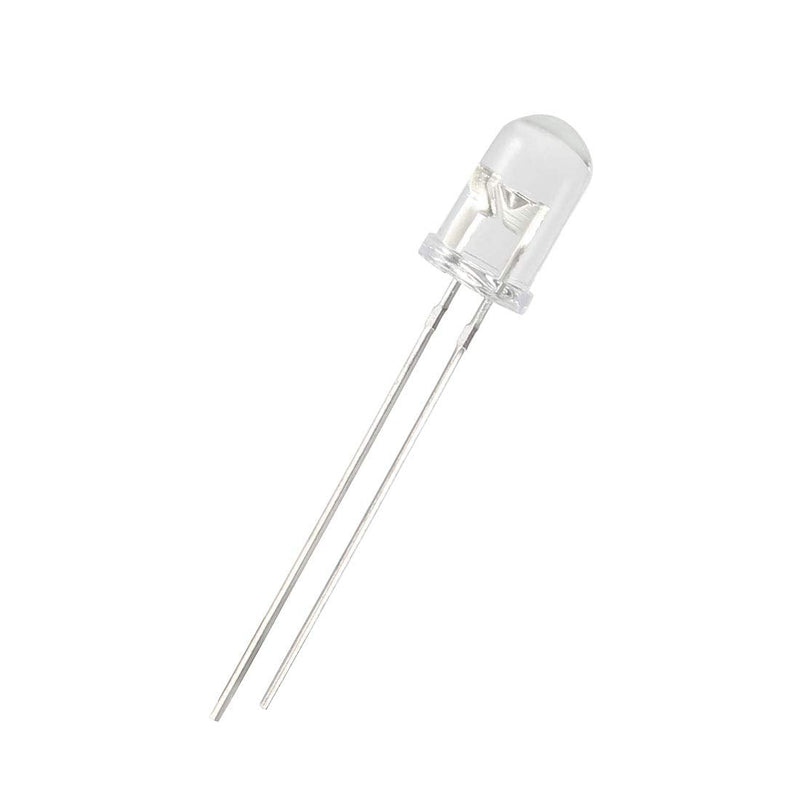 [Australia - AusPower] - uxcell 20pcs 5mm 940nm Infrared Emitter Diode DC 1.2V LED IR Emitter Light Emitting Diodes Clear Round Head 7 Meters Emission Distance 