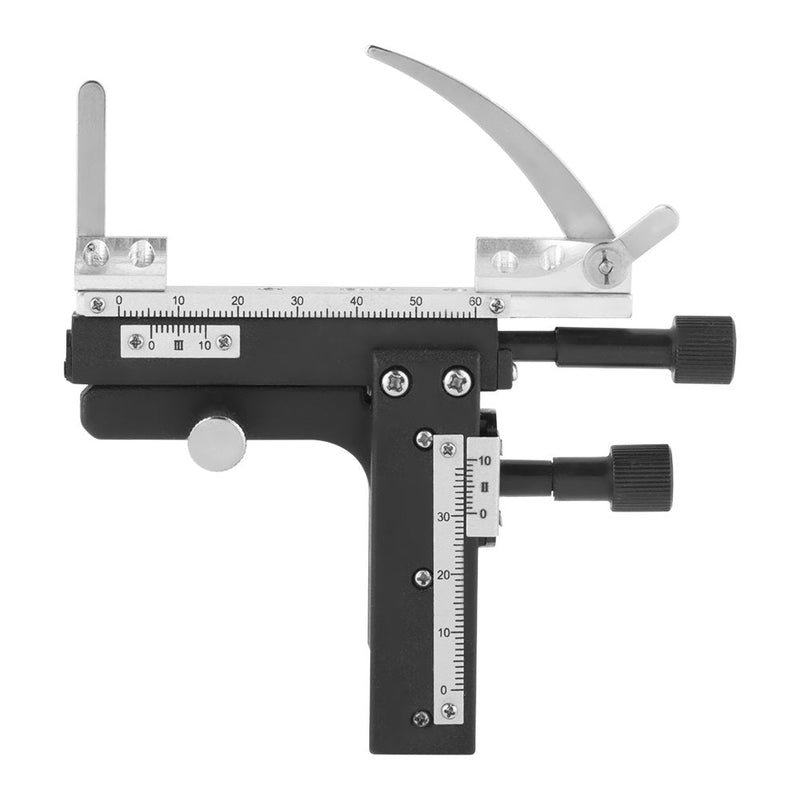 [Australia - AusPower] - Mechanical X-Y Moveable Stage for Microscope, Microscope Caliper Moveable 14.5cm × 16cm High Precision Manual Lift Stage for Microscope 