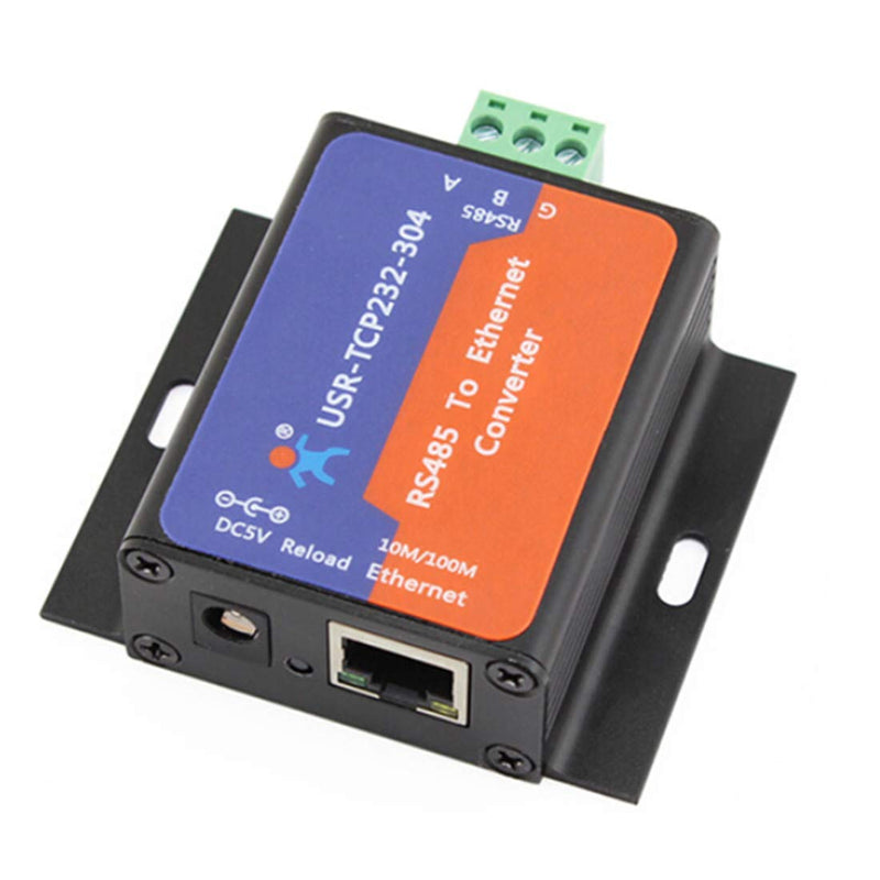 [Australia - AusPower] - Single Port Serial Server RS232 RS485 RS422 Serial to Ethernet Converter DC 5V Transparent Transmission Between RS232/RS485/RS422 Ethernet Serial Data Communication Device (TCP232-304 RS485 Port) TCP232-304 RS485 Port 