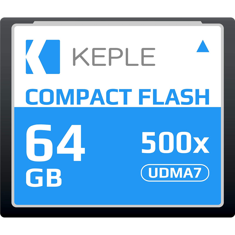 [Australia - AusPower] - CF 64 GB CompactFlash Meory Card UDMA7 500x (75MB/s) Supports 4K 1080p Full HD Video, R 94 MB/s W 70 MB/S Compatible with Nikon D5, D4, D800, D810, D700, D300; Canon 5d, Mark II, III, IV; 7d, Mark II 64GB 