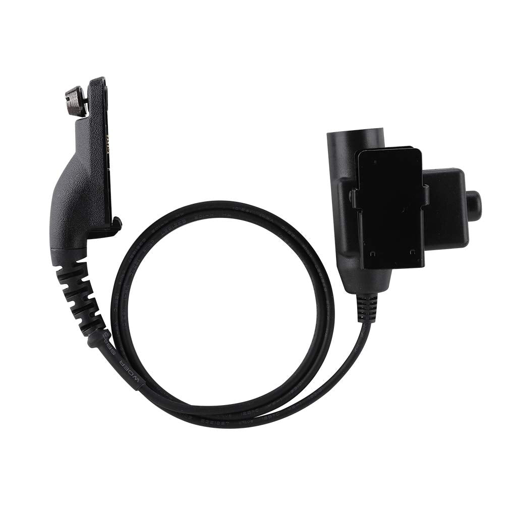 [Australia - AusPower] - Lazmin Acoustic Tube Earpiece, ABS Military Headset Compatible for APX-4000, APX-6000, APX-6000XE, APX-7000 
