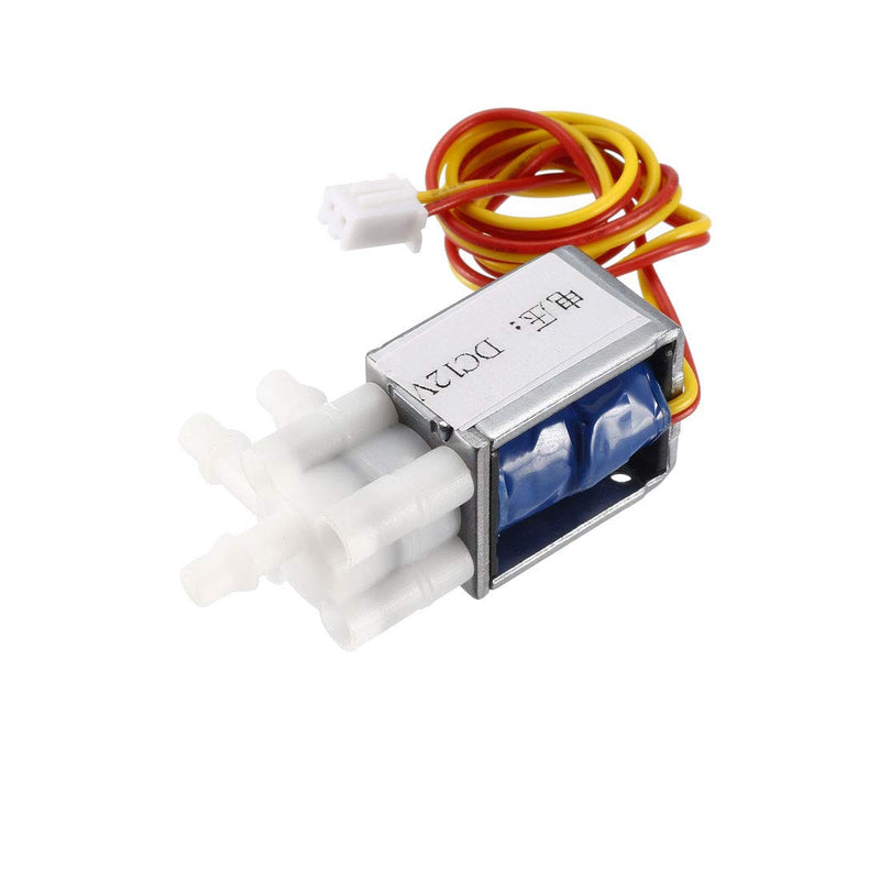[Australia - AusPower] - uxcell Mini Solenoid Valve 2 Position 3 Way Normally Open DC12V 0.19A Water Air Solenoid Valve 