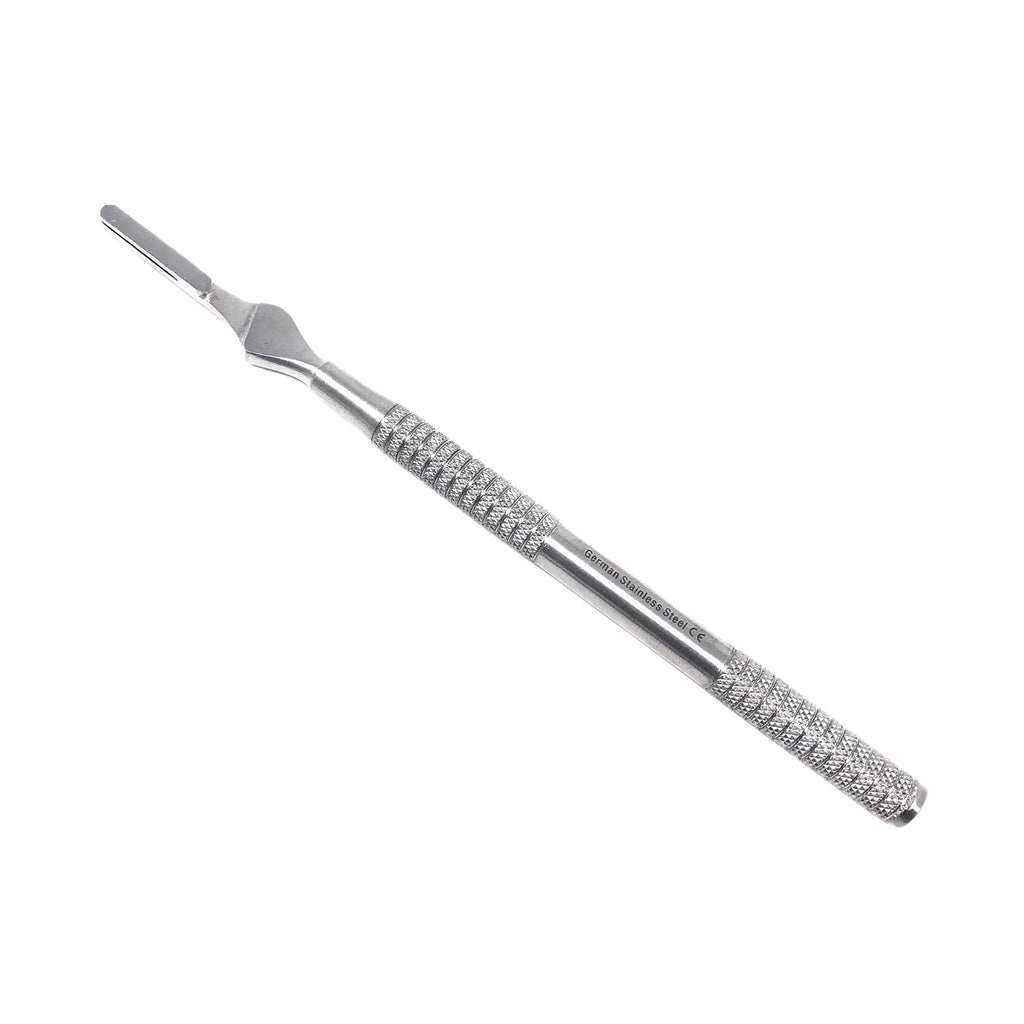 [Australia - AusPower] - Cynamed Precision Dissecting Round Scalpel Handle Knife with Ribbed Grip (No. 4) No. 4 