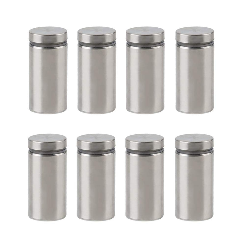 [Australia - AusPower] - INCREWAY 8 Pcs Glass Standoff Screws, 25 x 50mm Stainless Steel Wall Mount Advertising Nails Wall Standoff Holder for Sign Displays 
