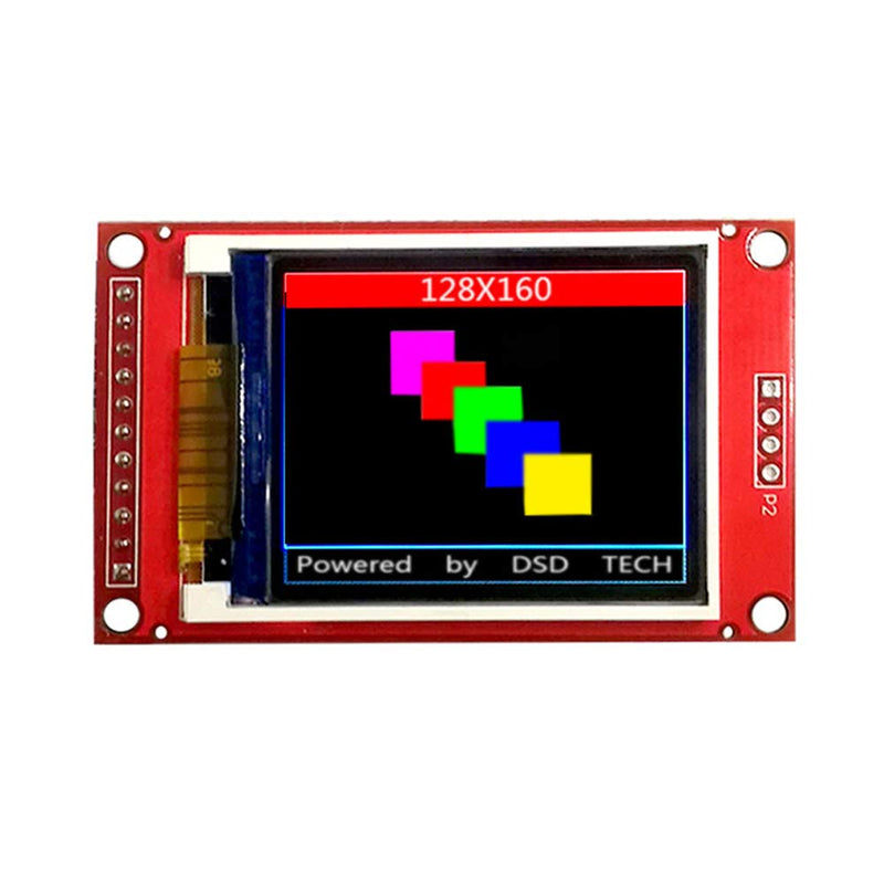 [Australia - AusPower] - DSD TECH 1.8 Inch TFT LCD Display Module with SPI Interface for Arduino and MCU 