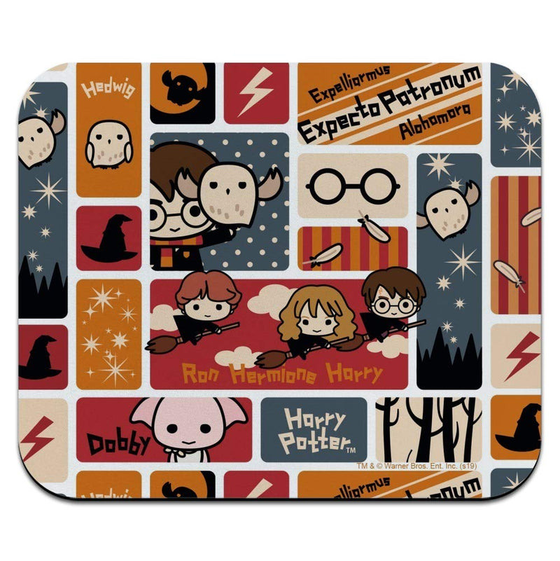 [Australia - AusPower] - Harry Potter Cute Chibi Pattern Low Profile Thin Mouse Pad Mousepad 