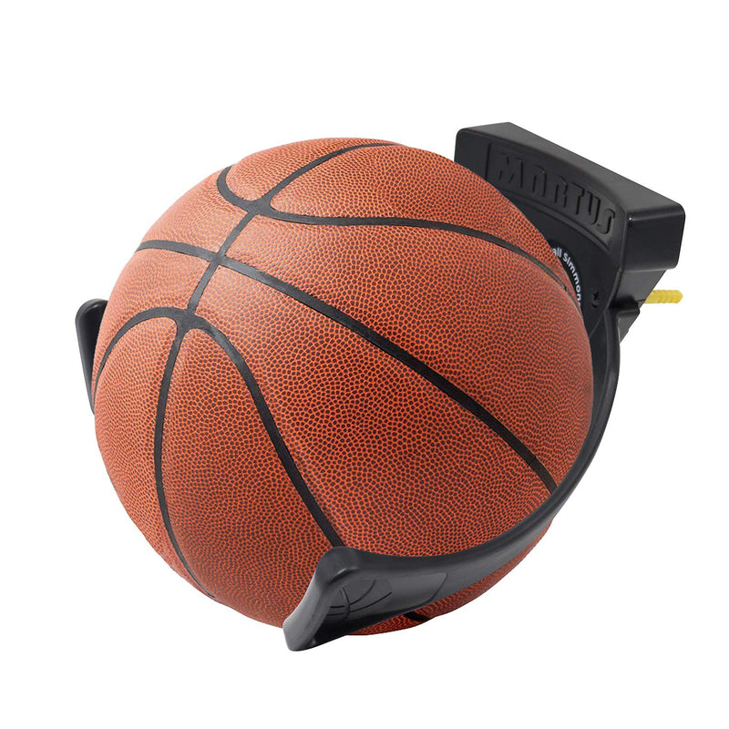 [Australia - AusPower] - Jolitac Wall Mounted Ball Holder Display Sports Balls Storage and Decoration Shelf Black Self-Sticking Claw Racks 1 PC 