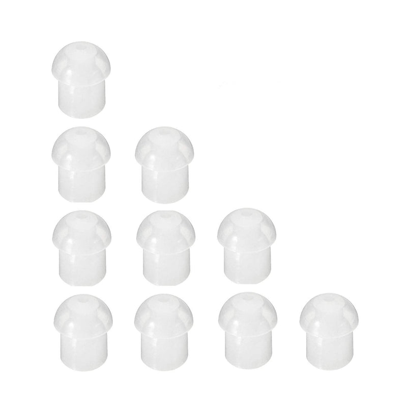 [Australia - AusPower] - KS K-STORM Replacement Silicone Mushroom Earbud EarTips for Acoustic Tube Earpieces (Pack of 10) 