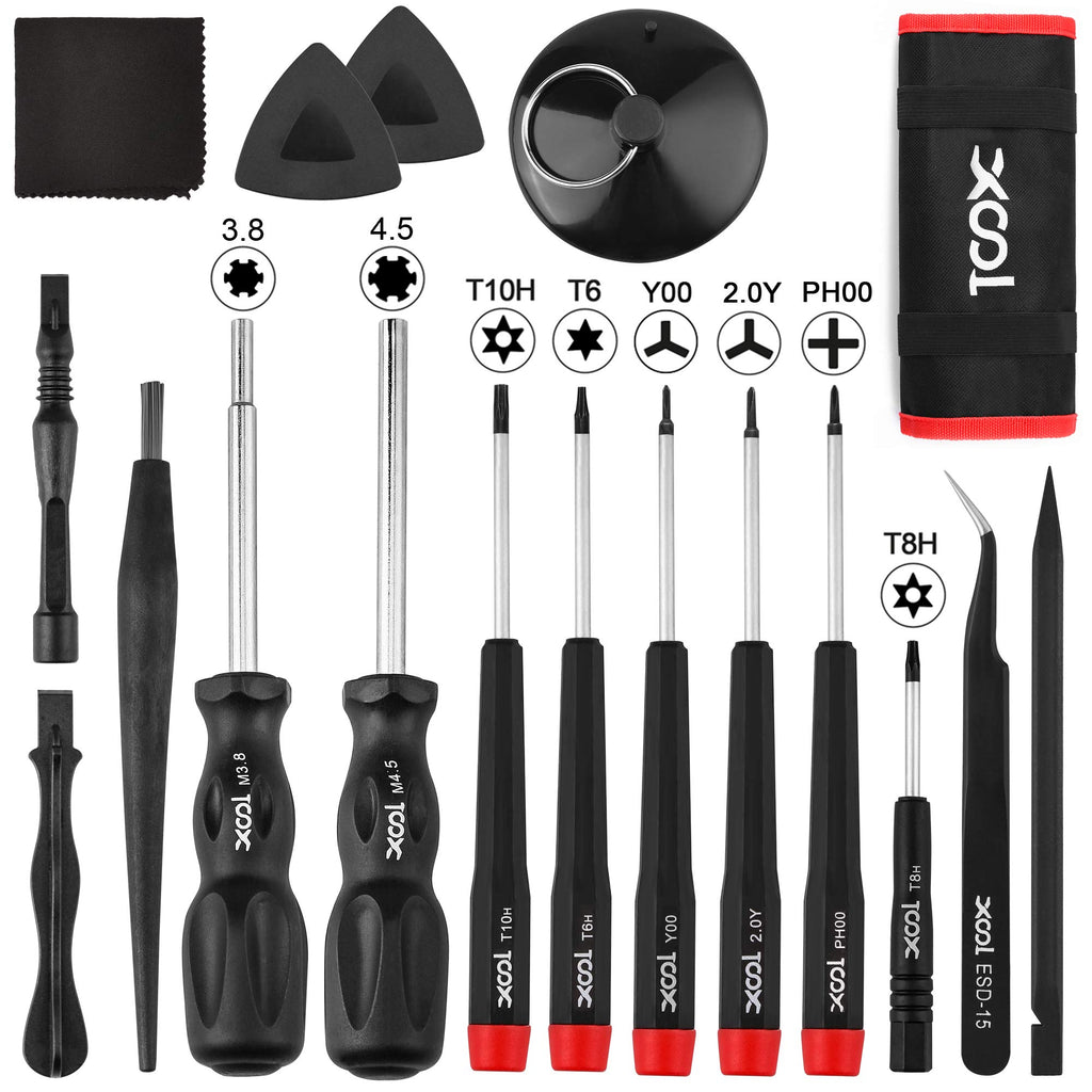[Australia - AusPower] - Tri-point Screwdriver 17 in 1 Professional Screwdriver Game Bit Repair Tools Kit for Switch/Switch Lite/JoyCon, NES/SNES/DS/DS Lite/Wii/GBA Large 