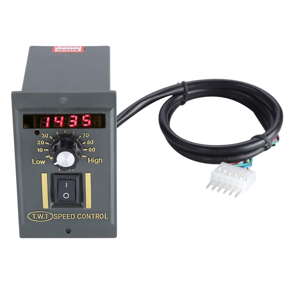 [Australia - AusPower] - Motor Speed Controller, AC 220V 0-1450rpm Digital Adjustable Stepless Motor Speed Regulator 50Hz 15-400W(250W) 