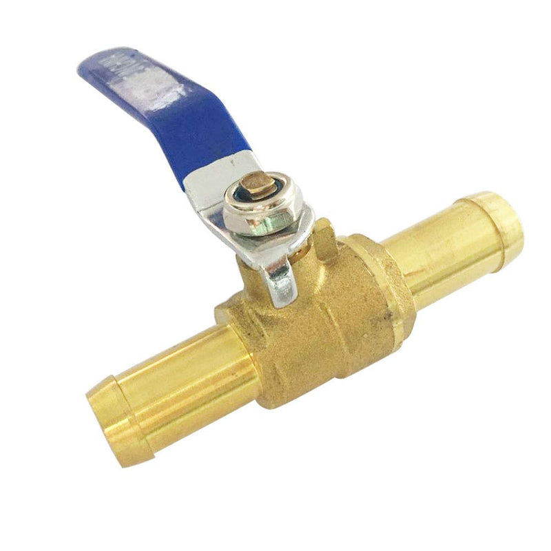 [Australia - AusPower] - Metalwork Brass 5/8" Barb Valve, High Temperature Resistance, 1 Pc 5/8" 