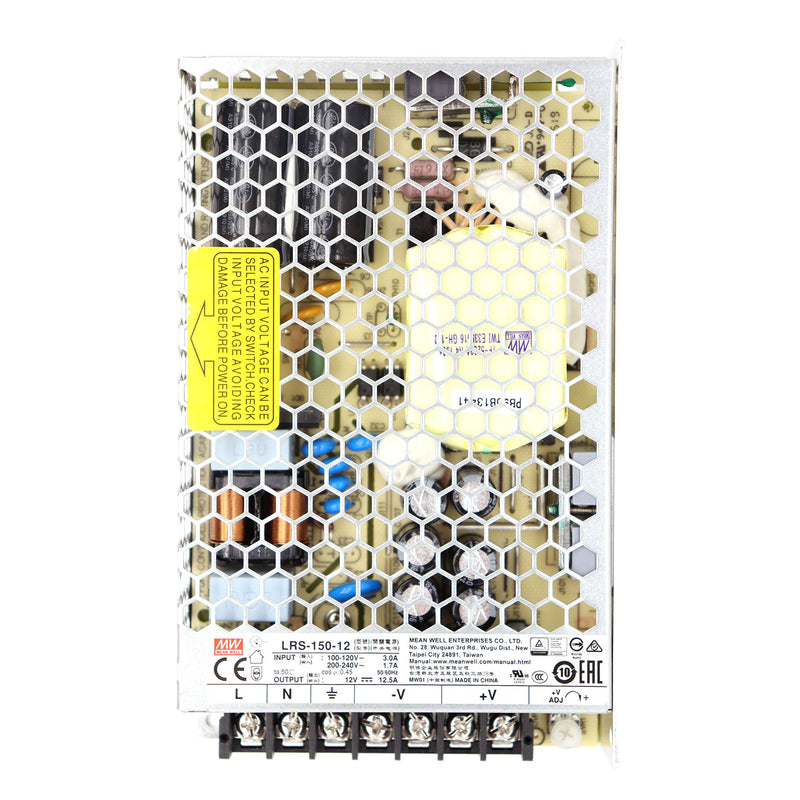 [Australia - AusPower] - Mean Well LRS-150-12 150W Single Output Switchable Power Supply 12VDC 12.5A (LRS Series 150W 12V) 